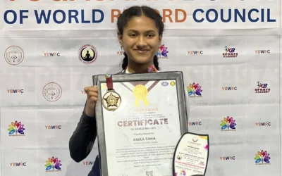 ANIKA RANA Makes history with the longest PASCHIMOTTAN ASANA by longest time 23 minutes 24 seconds