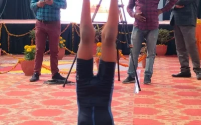 9-Years-Old Disable Boy DIVYANSHU SHUKLA Achieves World Record In SHIRASHASANA