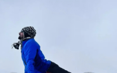 Deepak Kumar serving in Indian army since 2007 , created a world record by doing yoga after climbing to a height of 5639 MTR