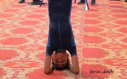 9-Years-Old Disable Boy DIVYANSHU SHUKLA Achieves World Record In SHIRASHASANA.